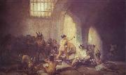 The Madhouse. Francisco Jose de Goya